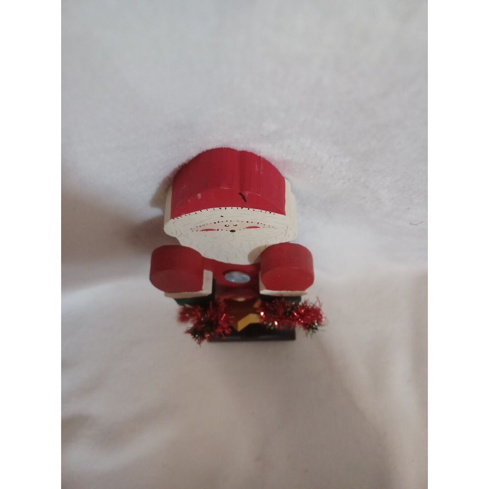 Vintage  Wood‎ Santa. - Picture 6 of 6